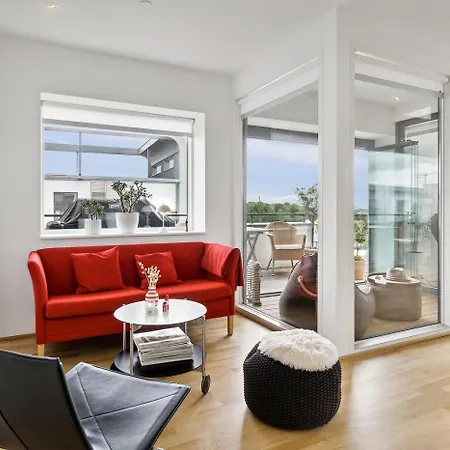 Semesterbostad Lejlighed I Penthouse Med Fire Terrasser Balkoner Og En Fantastisk Udsigt Over Havn